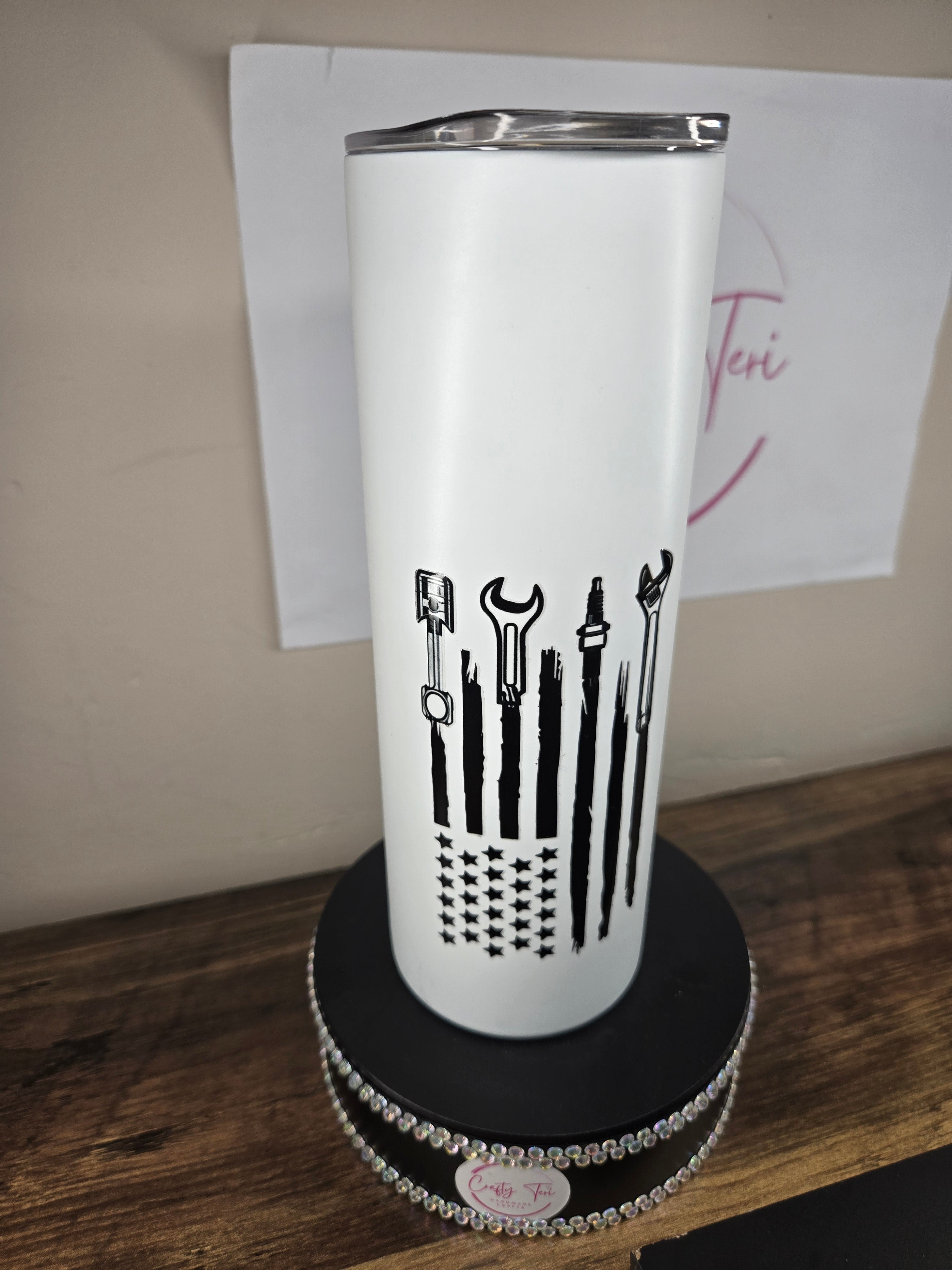 glow in the dark stainless steel tumbler