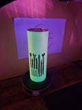 glow in the dark stainless steel tumbler