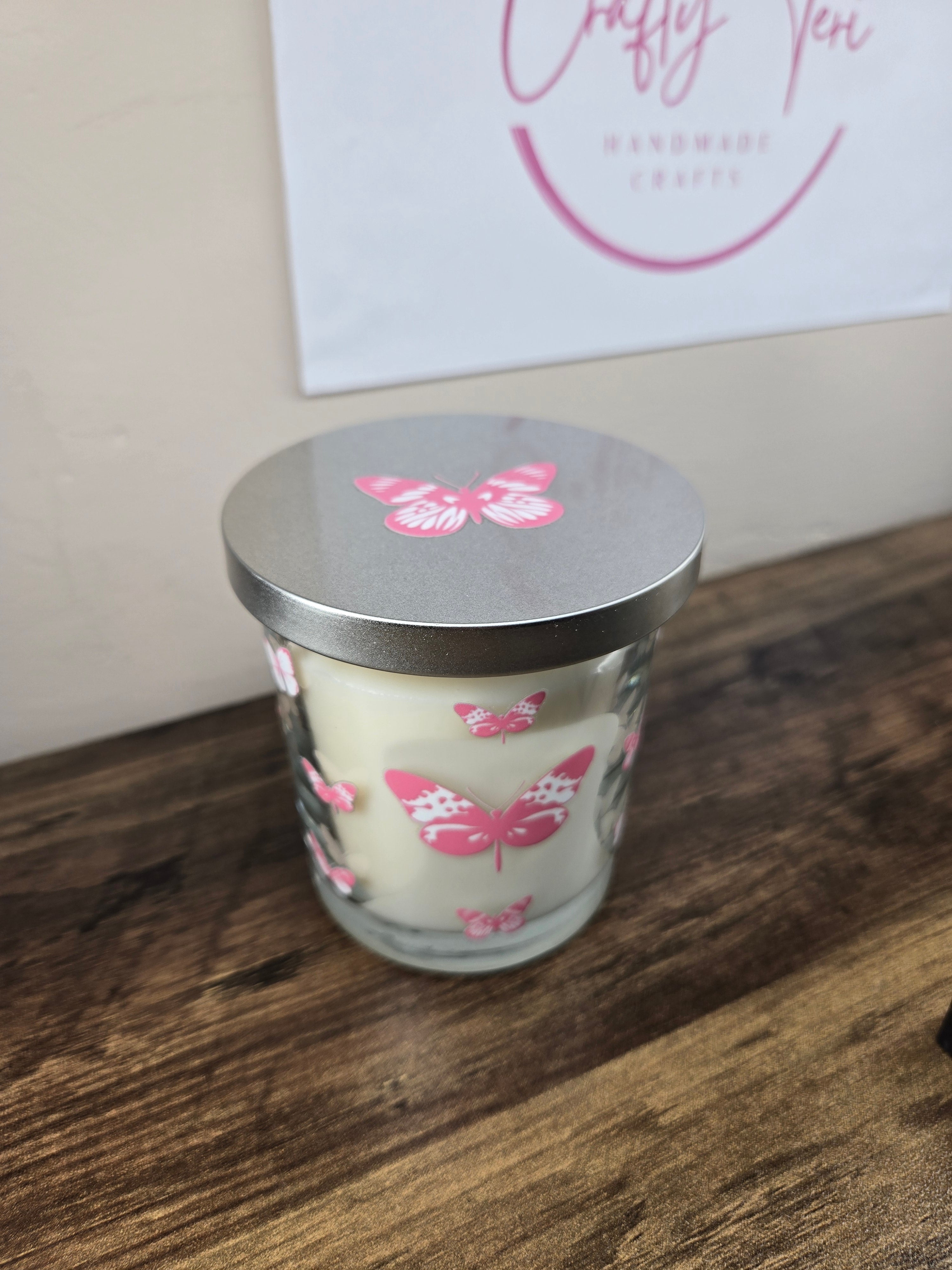 small decorated candles