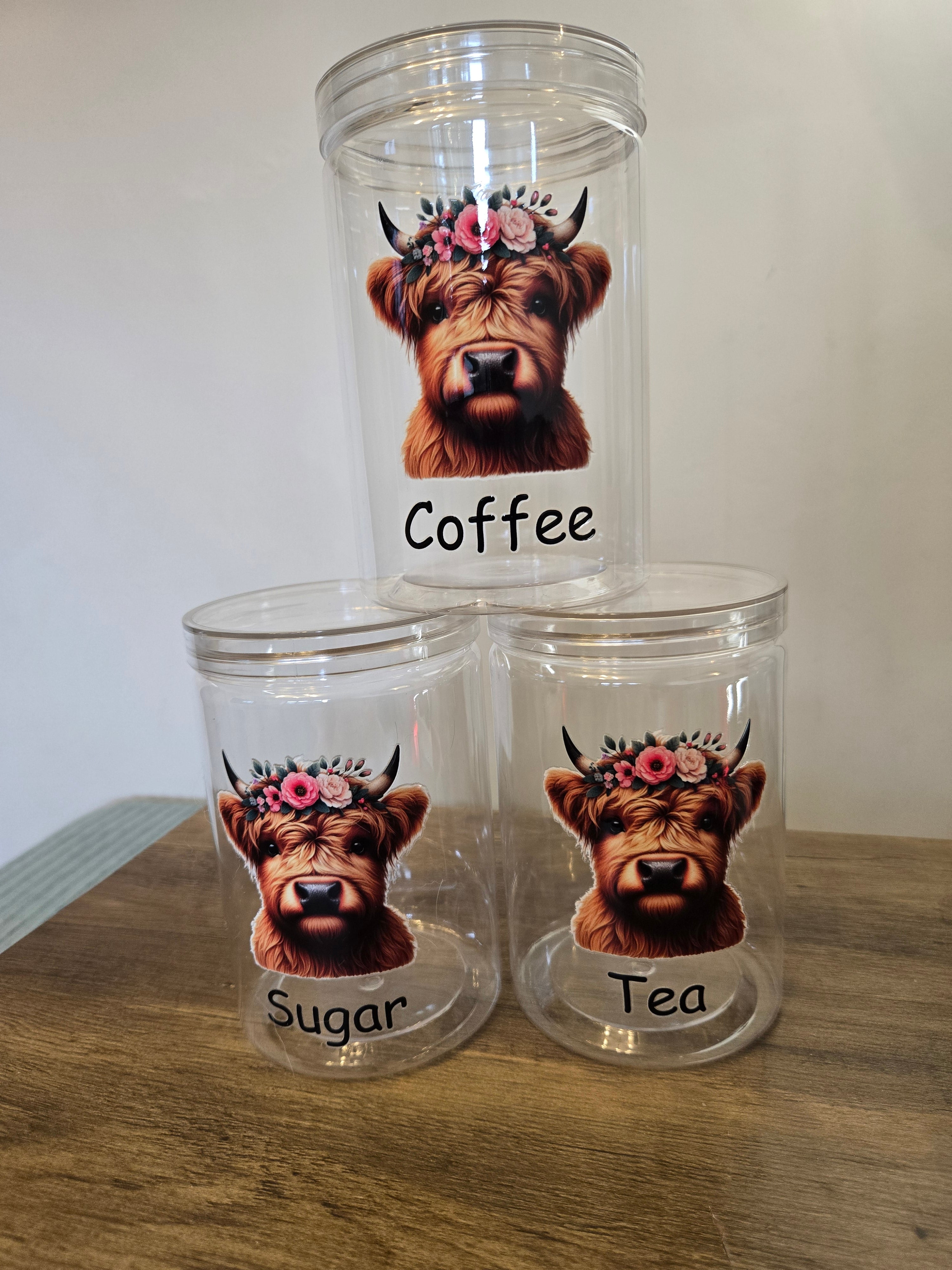 tea coffee sugar cannisters
