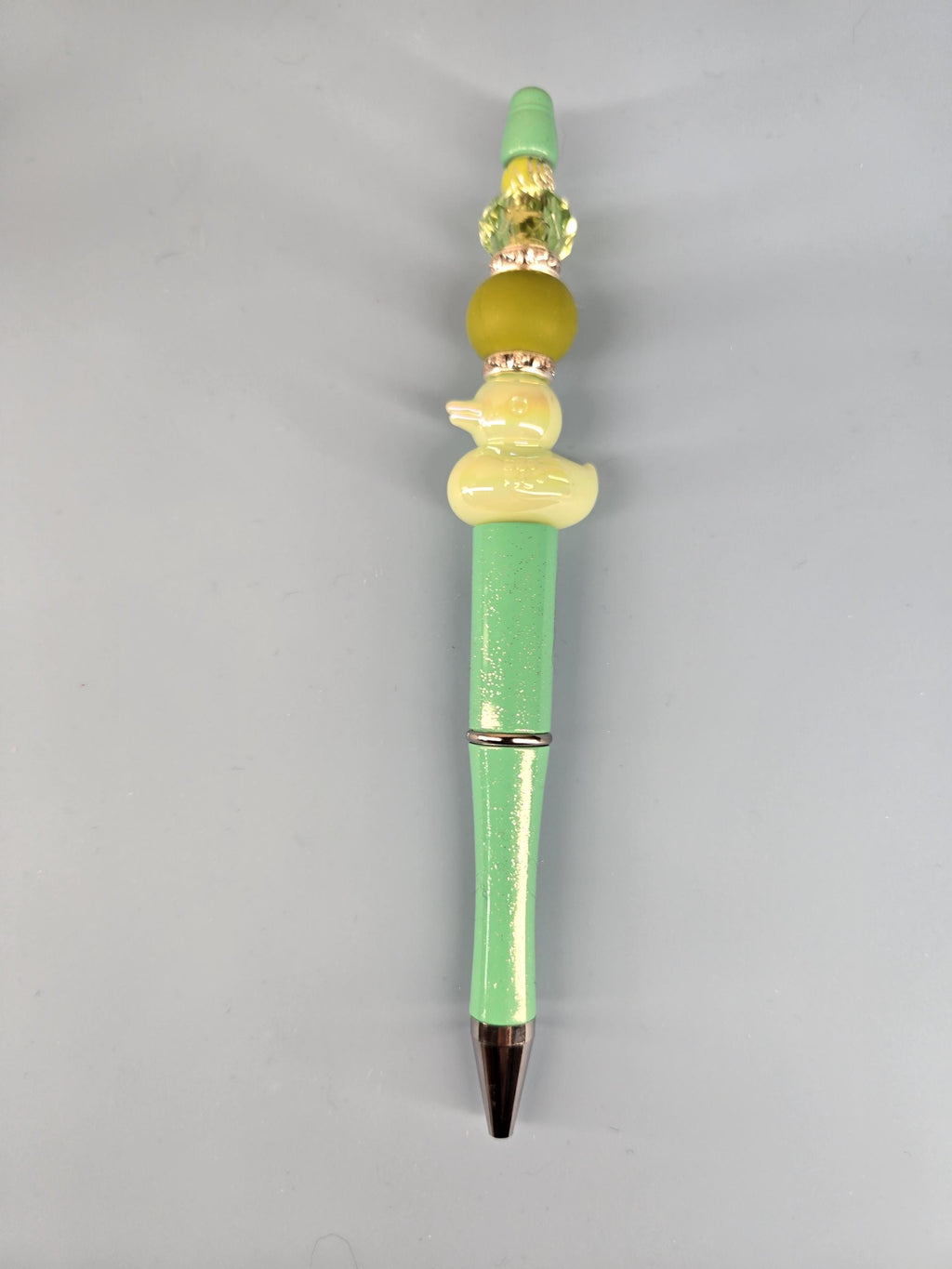 Handmade Beaded Pen: Highland Cow, Leopard Print