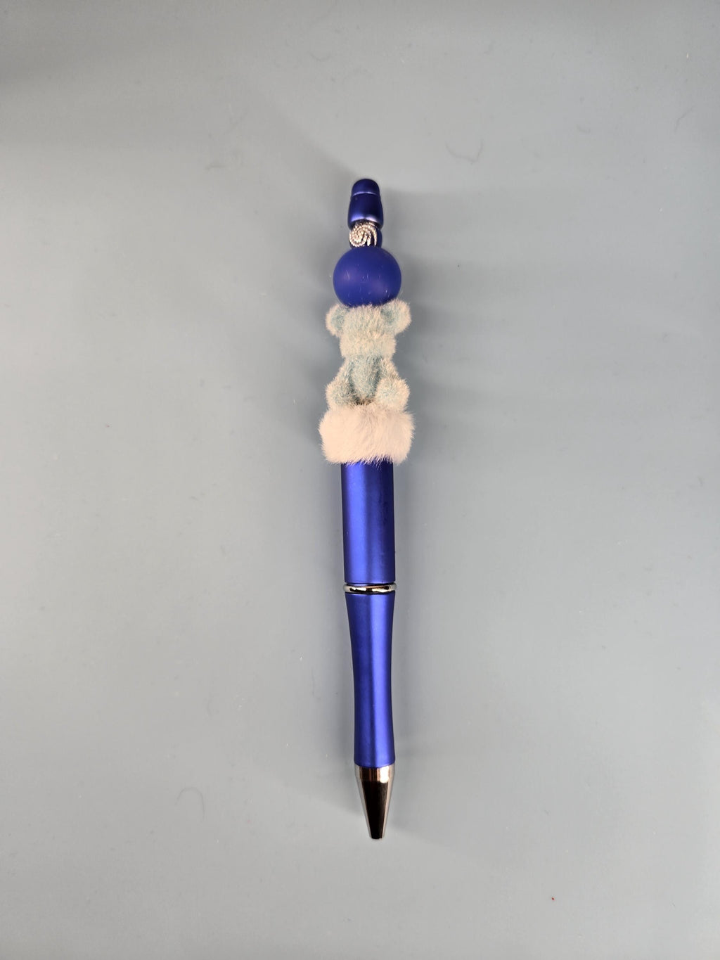 Handmade Beaded Pen: Highland Cow, Leopard Print