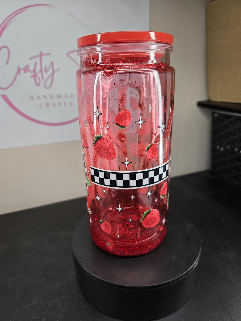 20oz snowglobe cup
