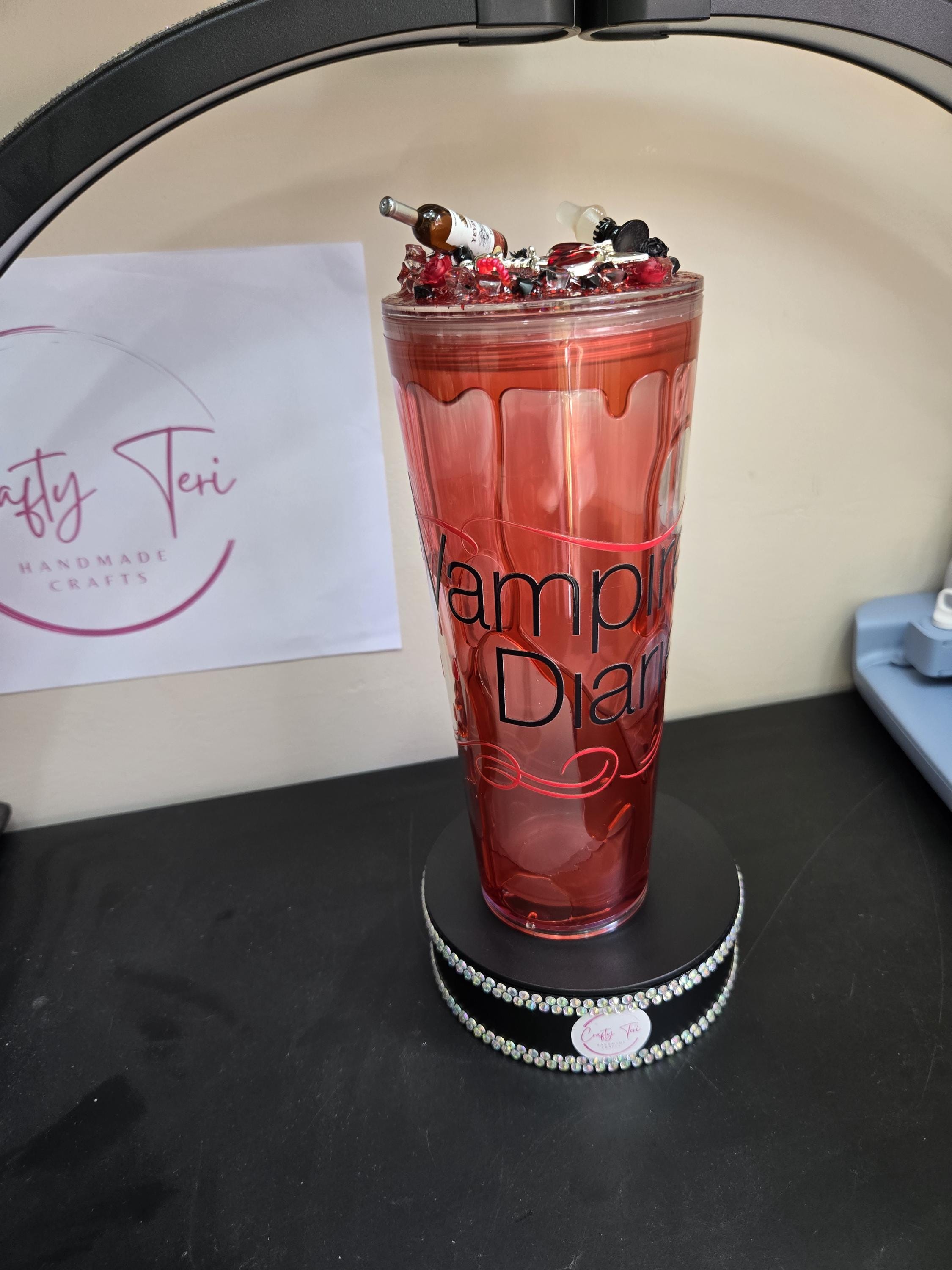 Glow in the dark TVD drip cup