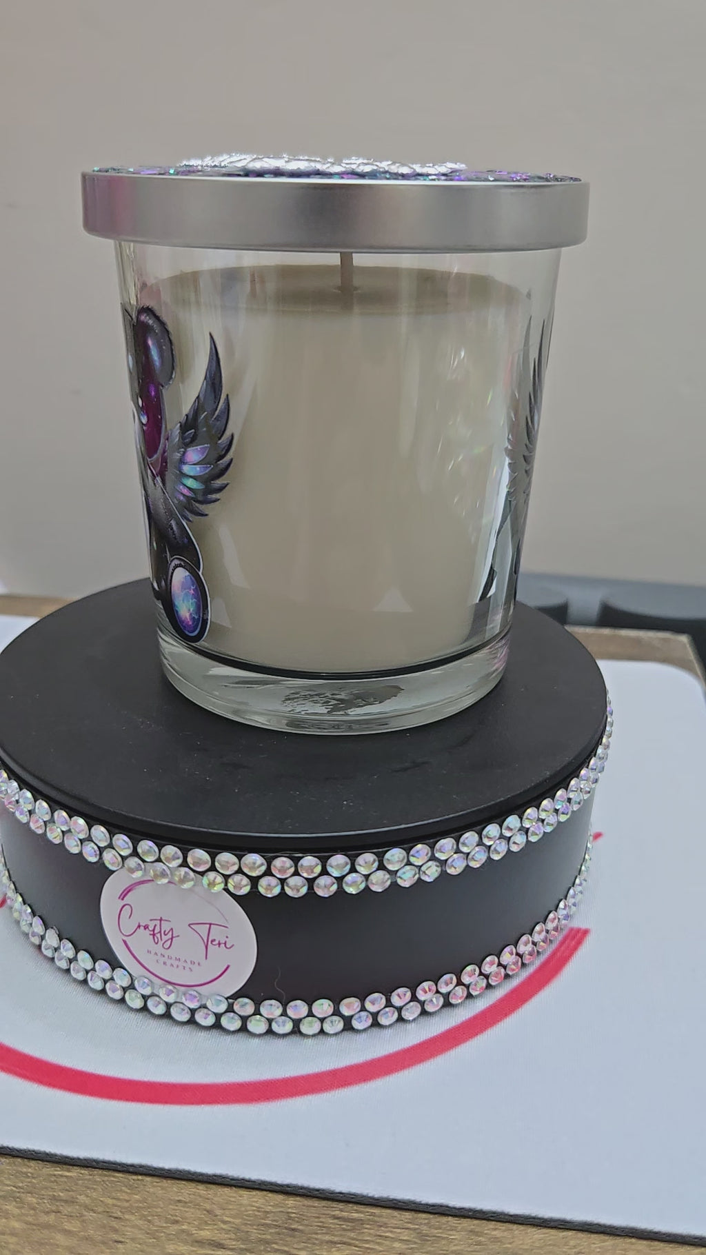 small decorated candles