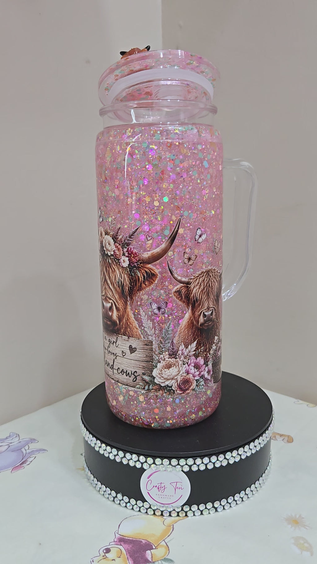 20oz highland cow snowglobe