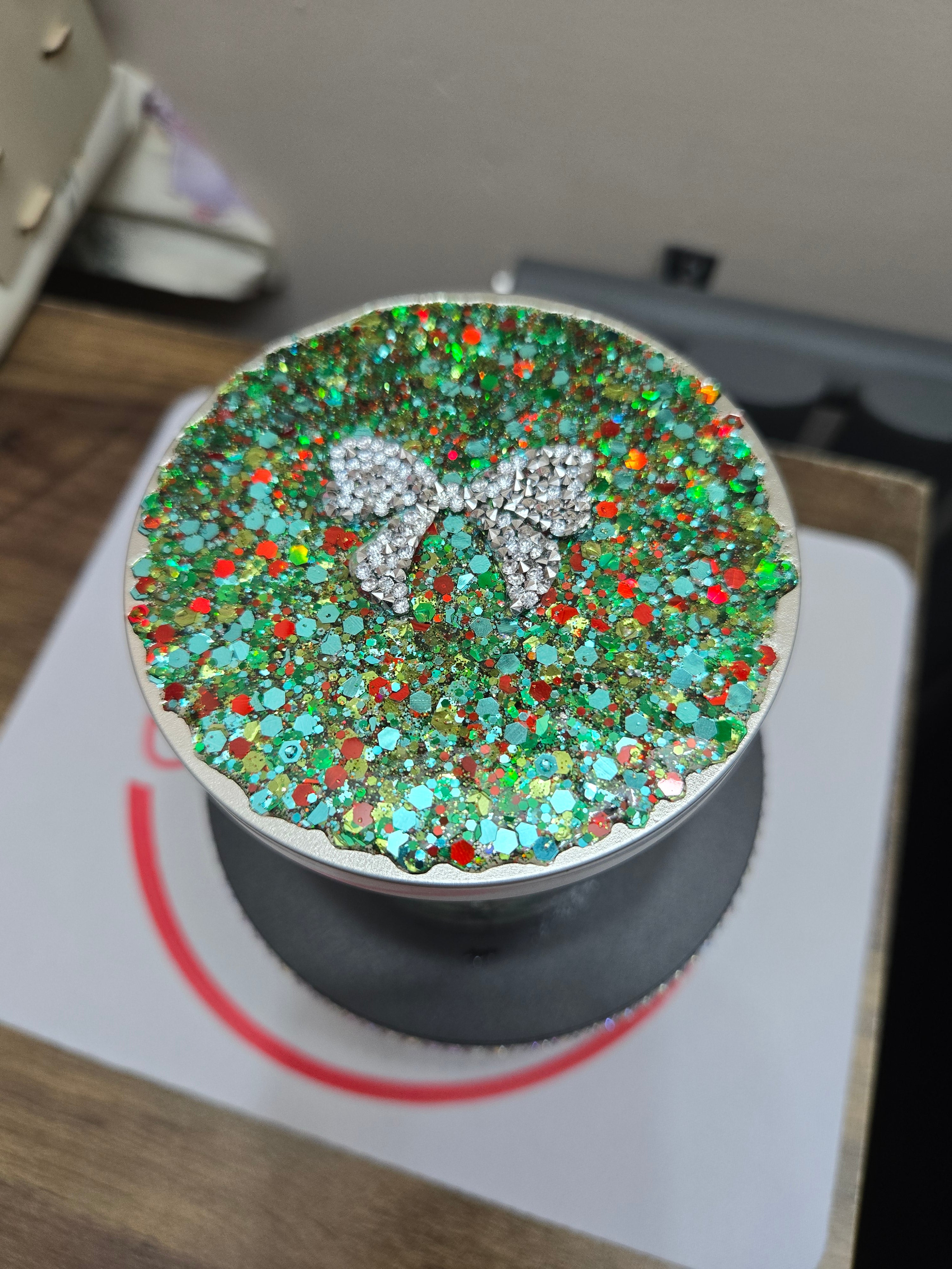 small decorated candles