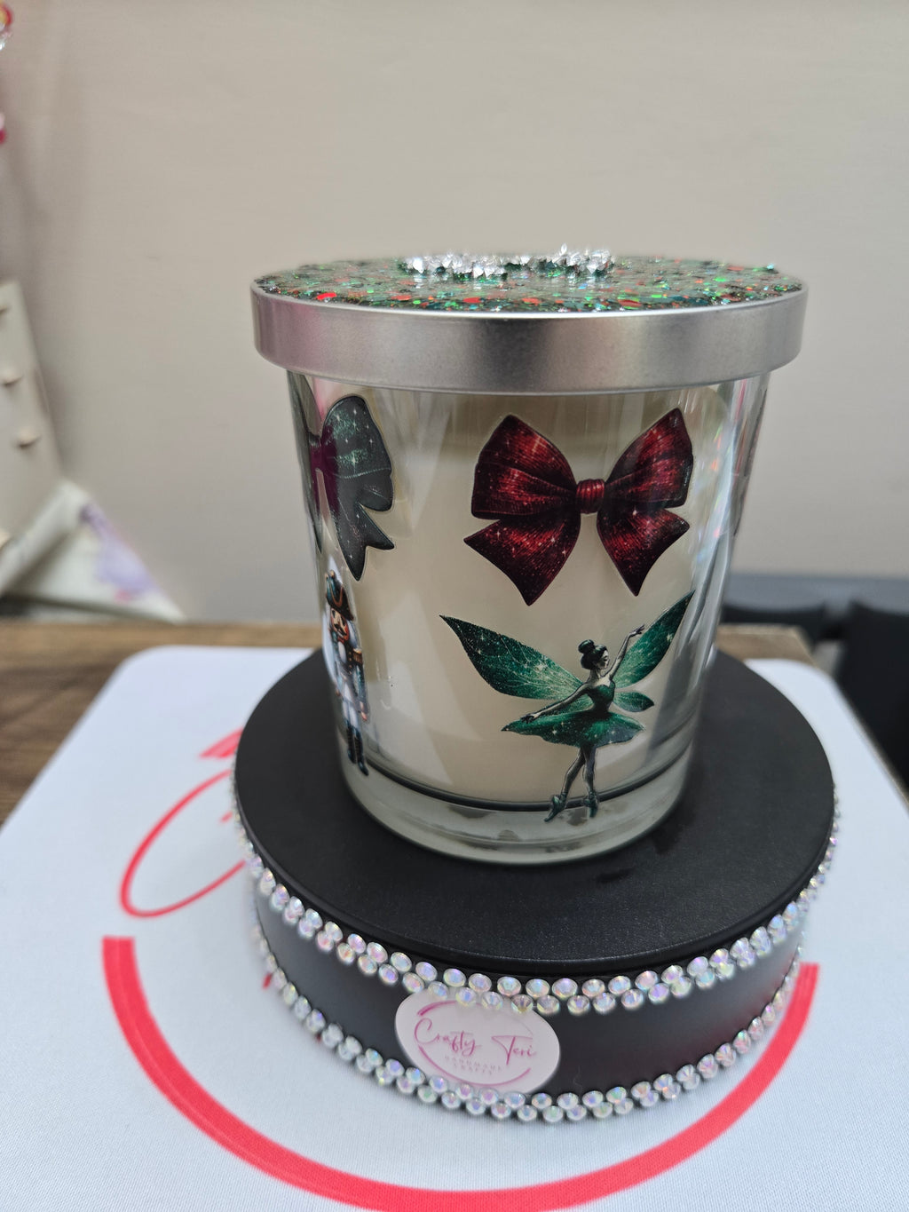small decorated candles