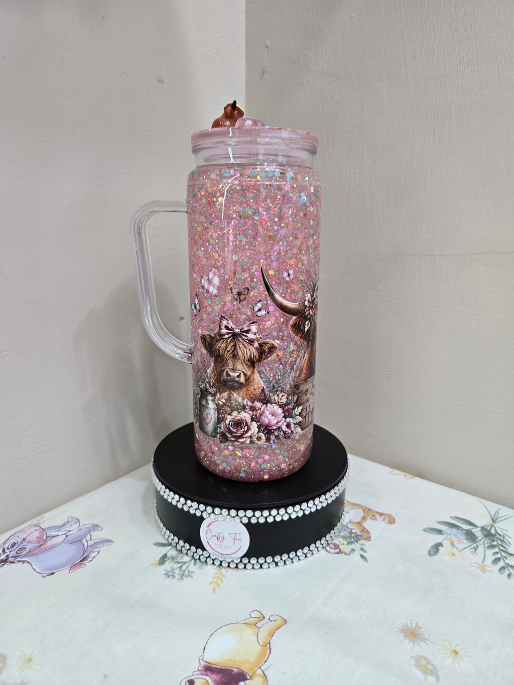 20oz highland cow snowglobe