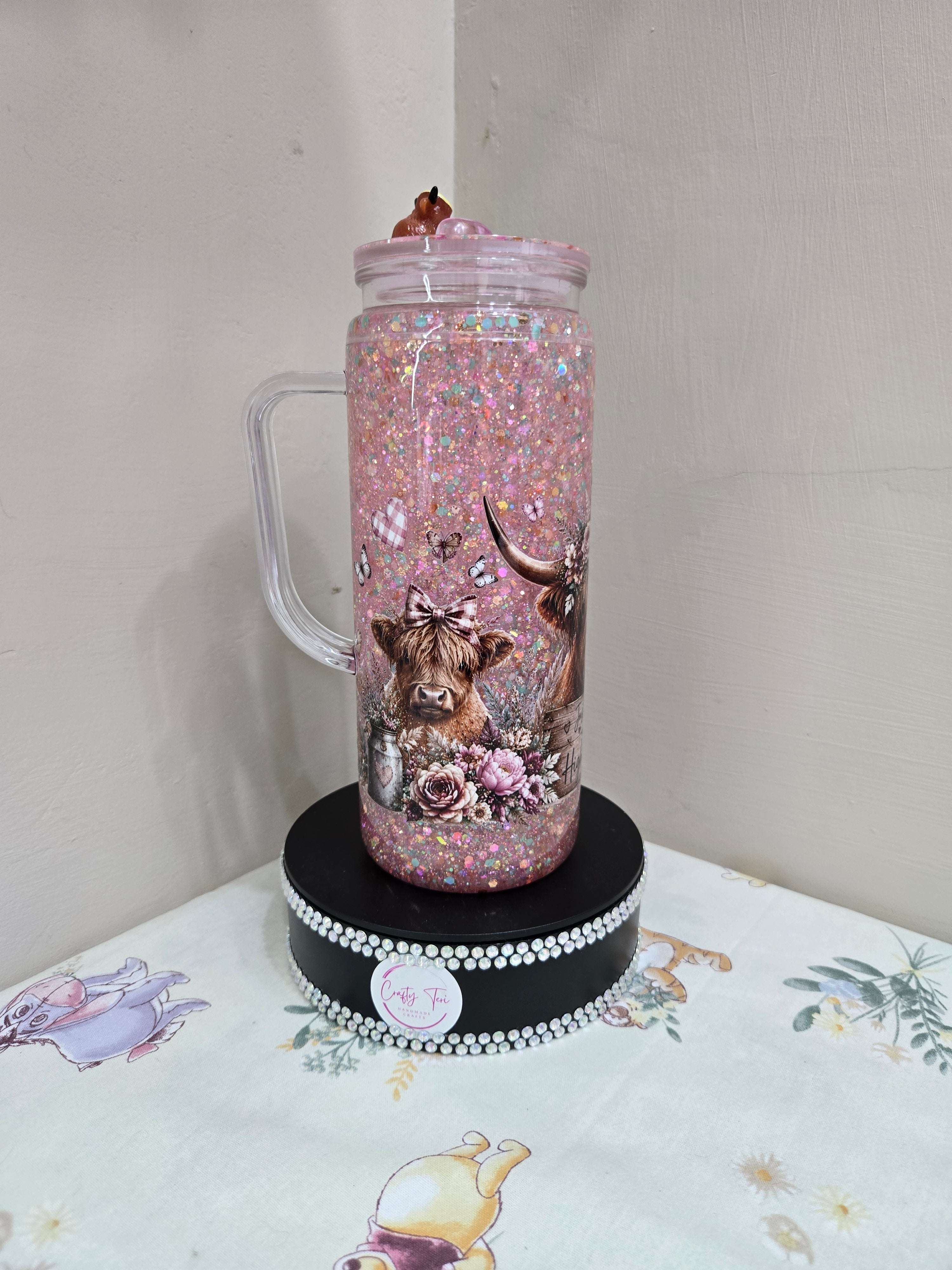 20oz highland cow snowglobe