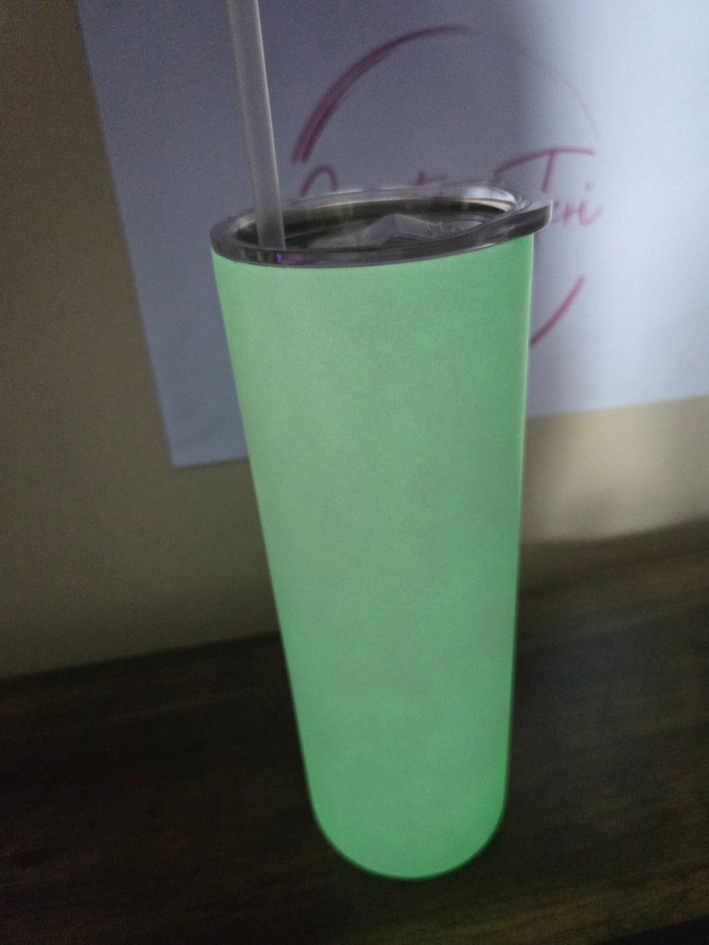 Stainless steel glow in the dark