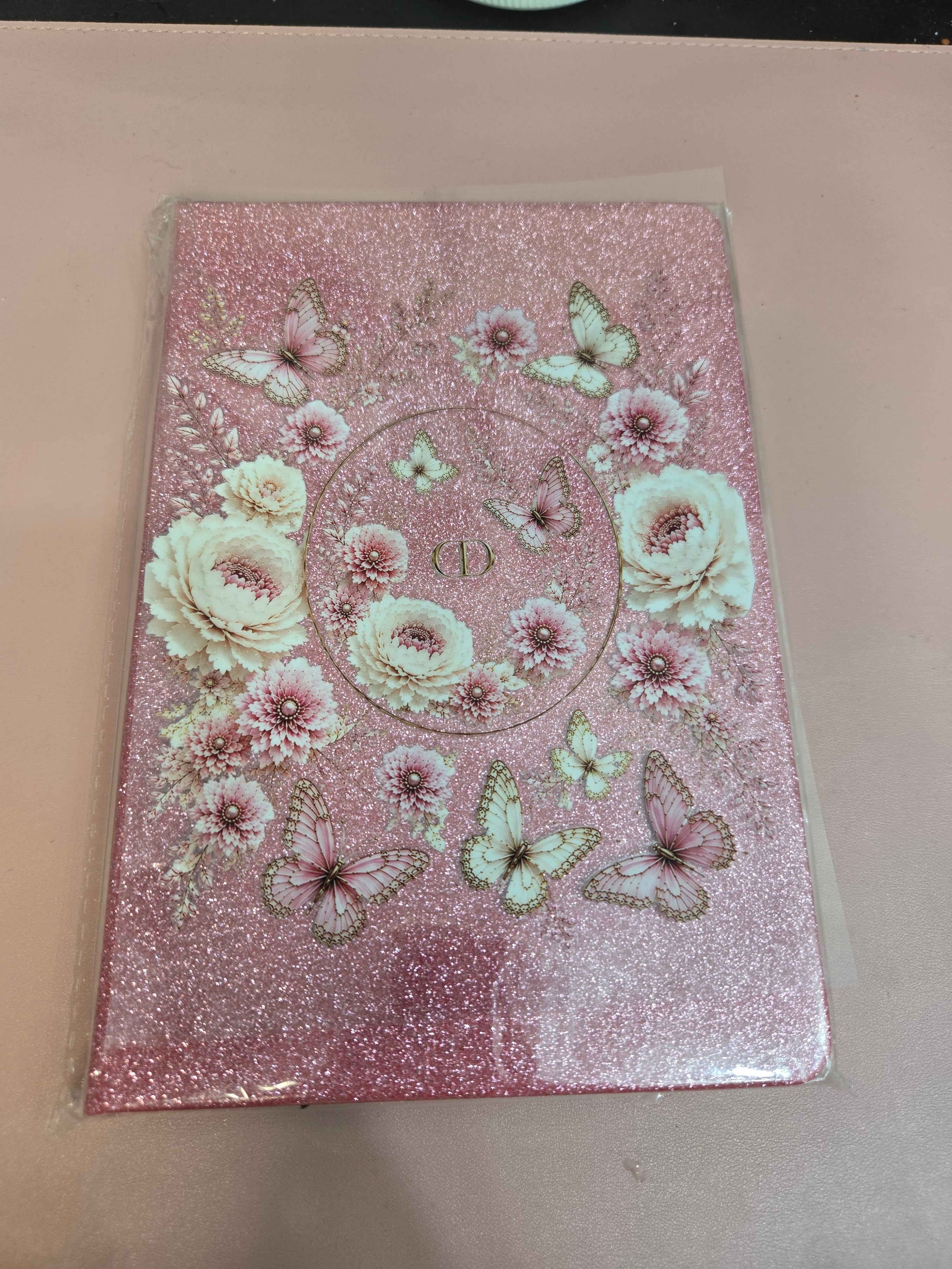 A5 Glitter notebook