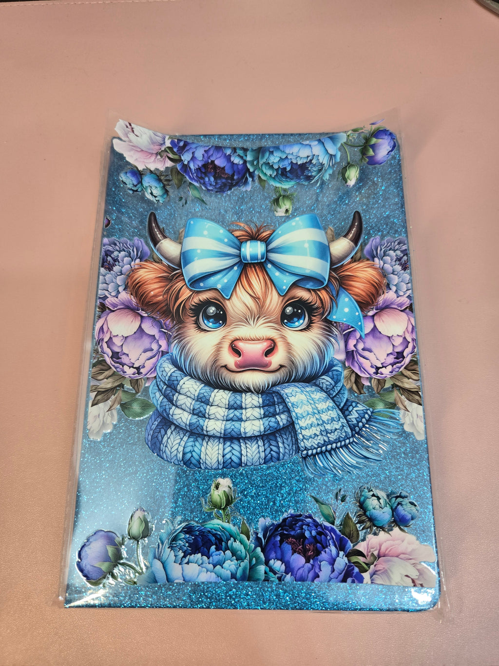 A5 Glitter notebook