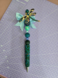 Green dragonfly pen