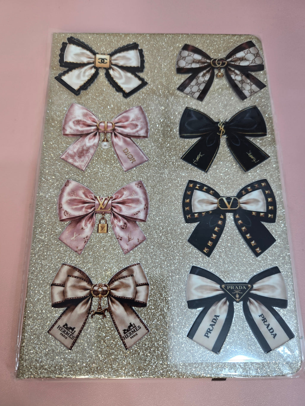A5 Glitter notebook