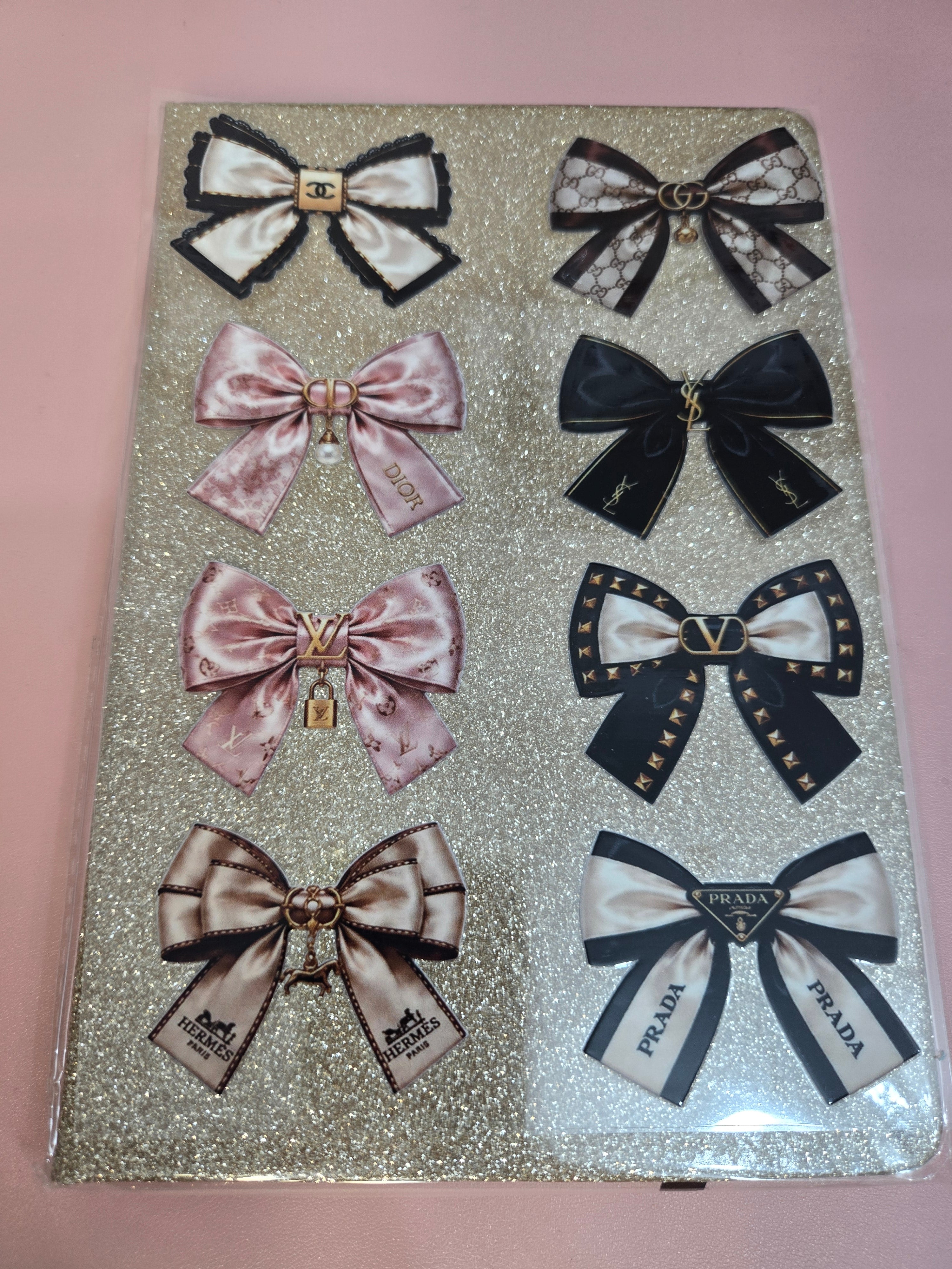 A5 Glitter notebook