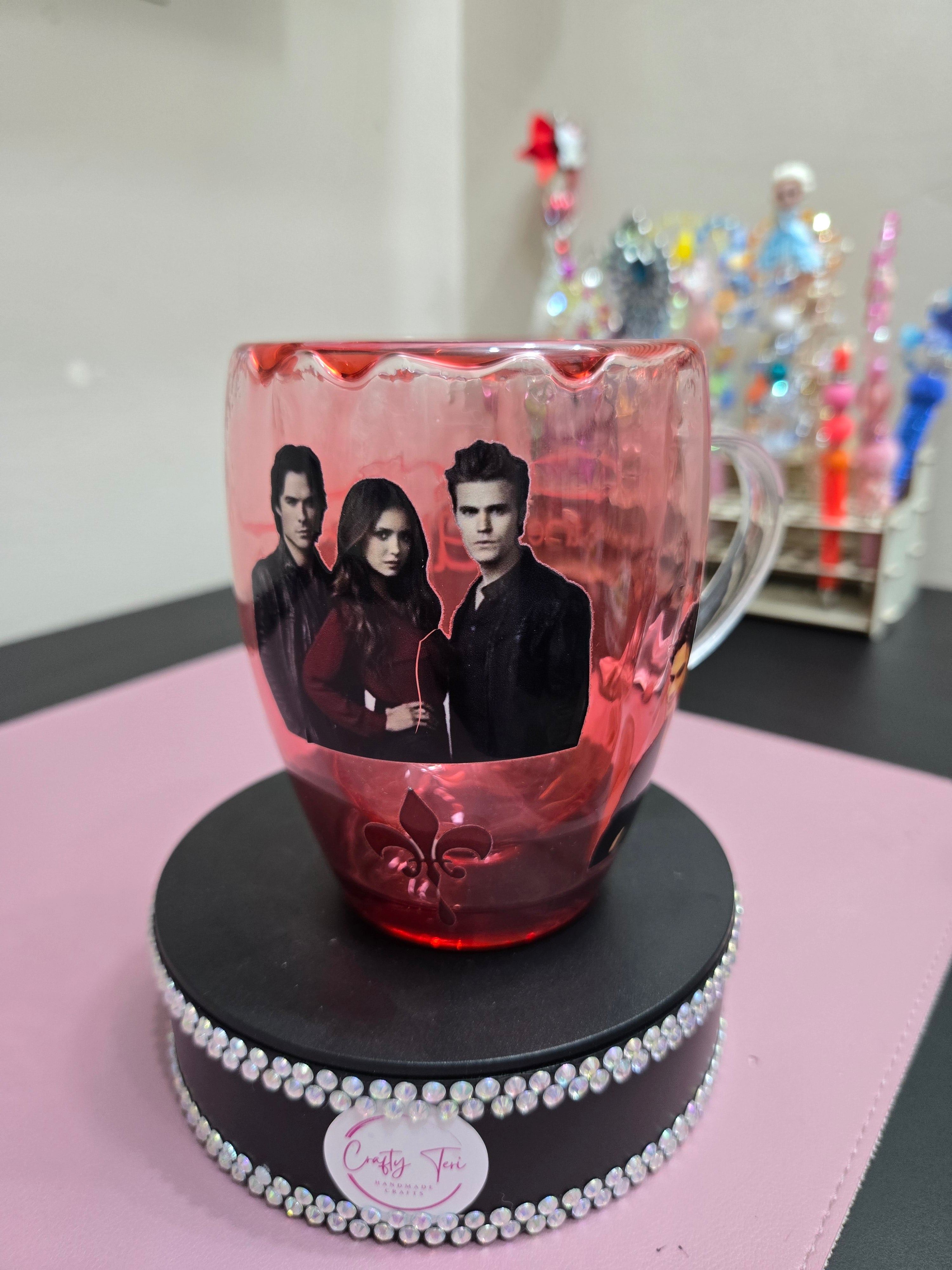 Glass mug vampire diaries