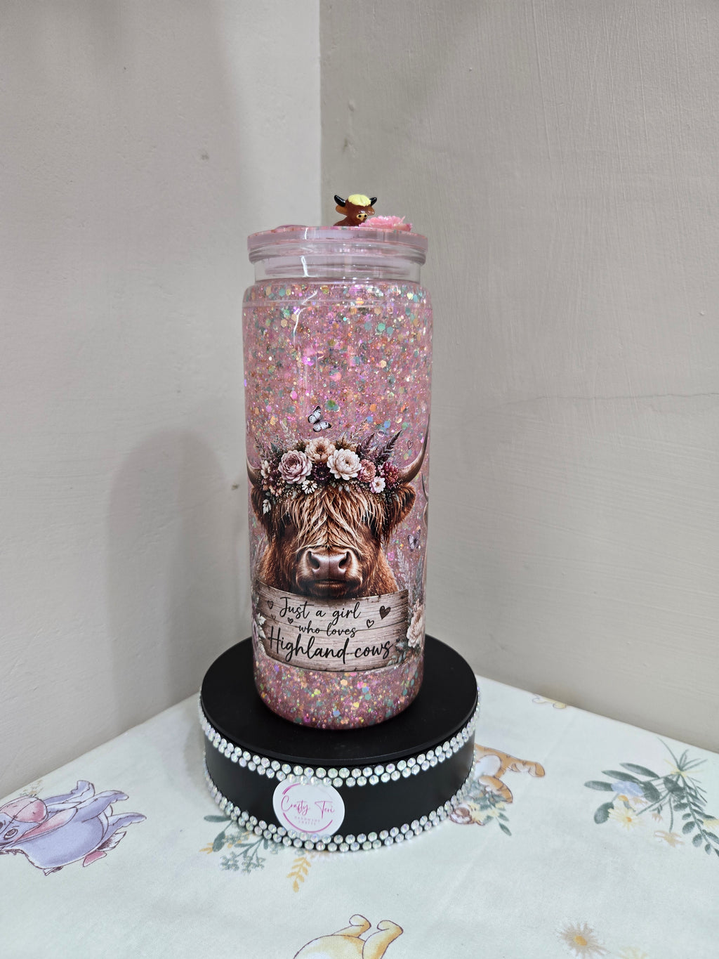 20oz highland cow snowglobe
