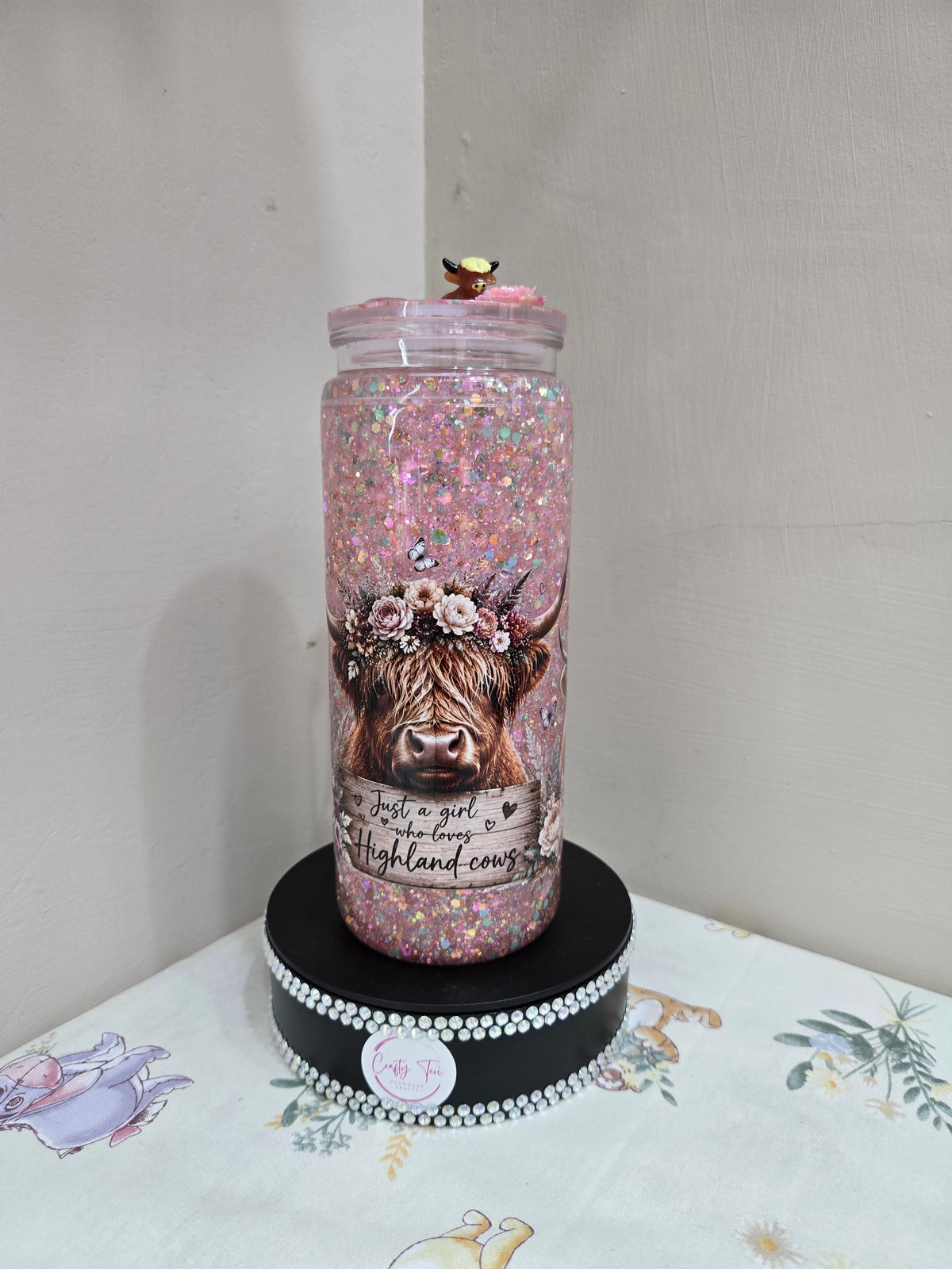 20oz highland cow snowglobe